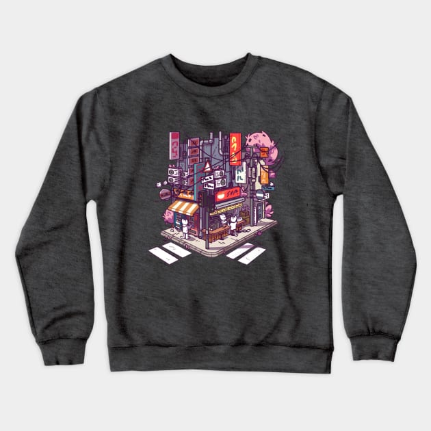 tiny tokyo Crewneck Sweatshirt by mestiso